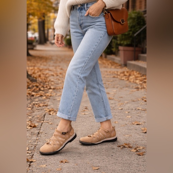 Jambu Shoes - Jambu Tangerine  Leather Sandals 7.5